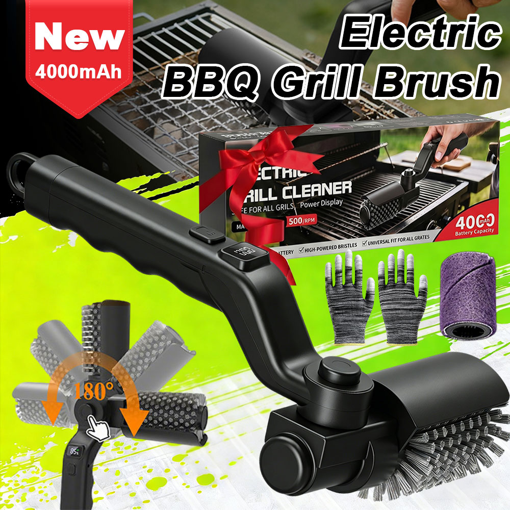 Electric Grill Brush Cleaning  - Outdoor Power Brush ulasan dan harga
