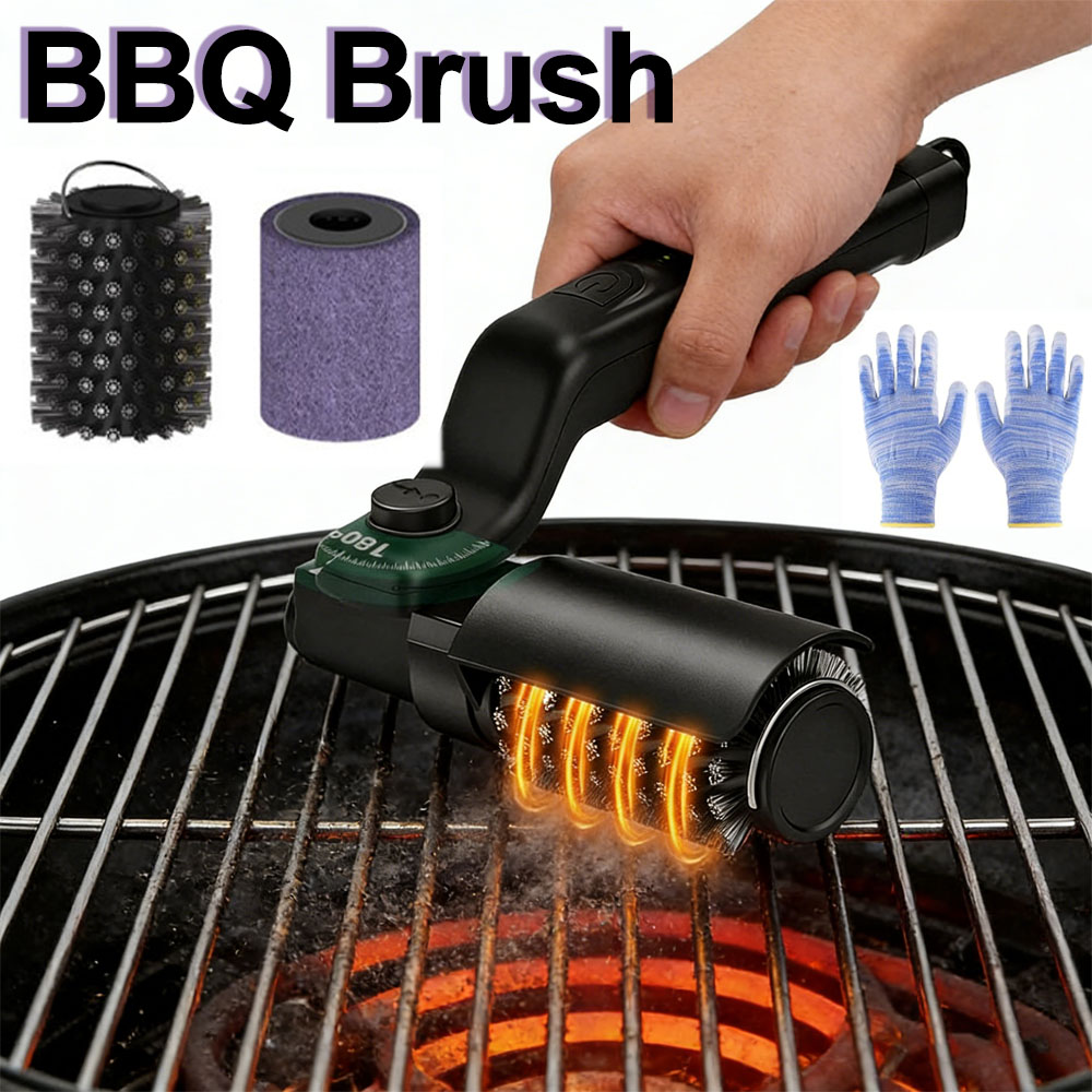 Electric Grill Brush Rechargea - Outdoor Power Brush ulasan dan harga