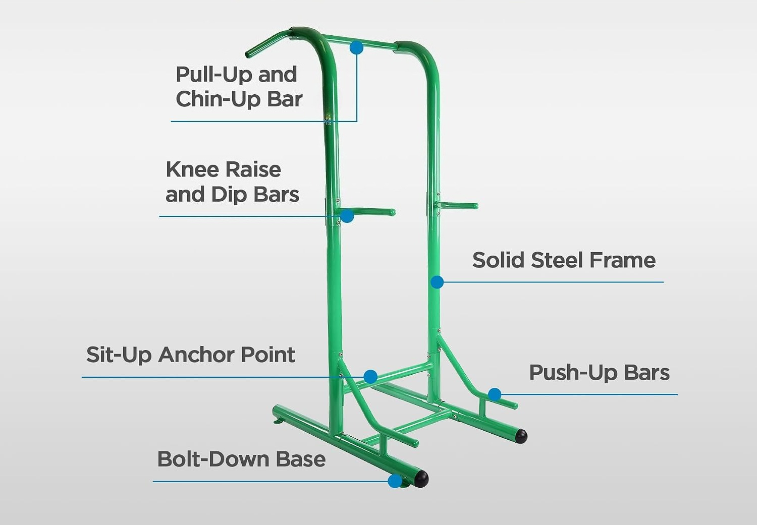 Free Standing Pull Up Bar Towe - Outdoor Power And Equipment ulasan dan harga
