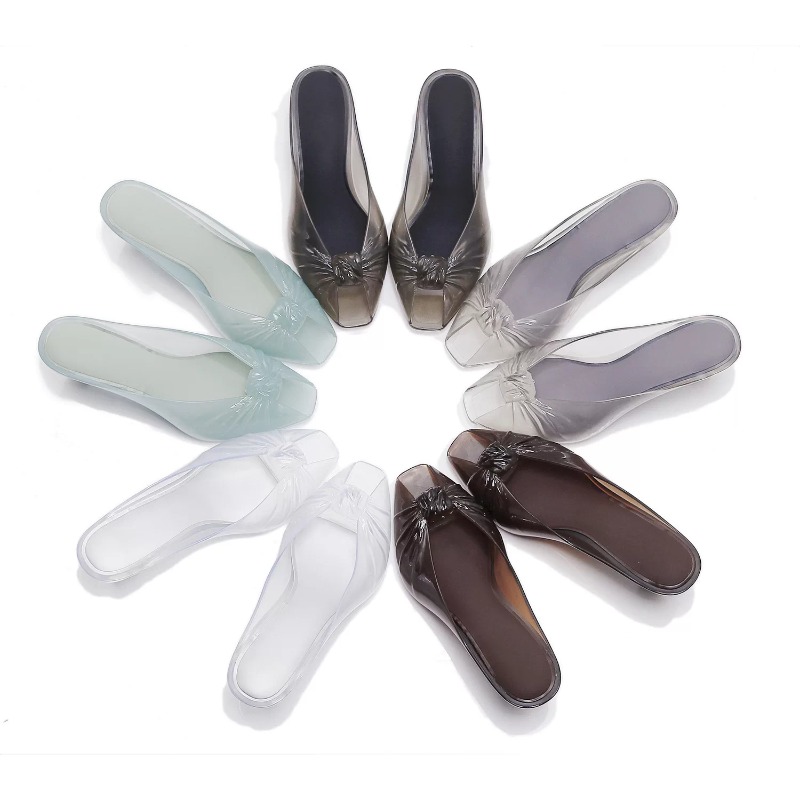 Ladies Clear Jelly Block Heel  - Outdoor Power Block ulasan dan harga