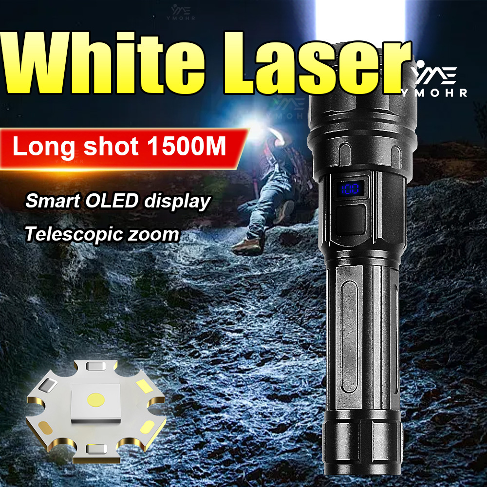 White Laser High Power Flashli - Outdoor Power Meter ulasan dan harga