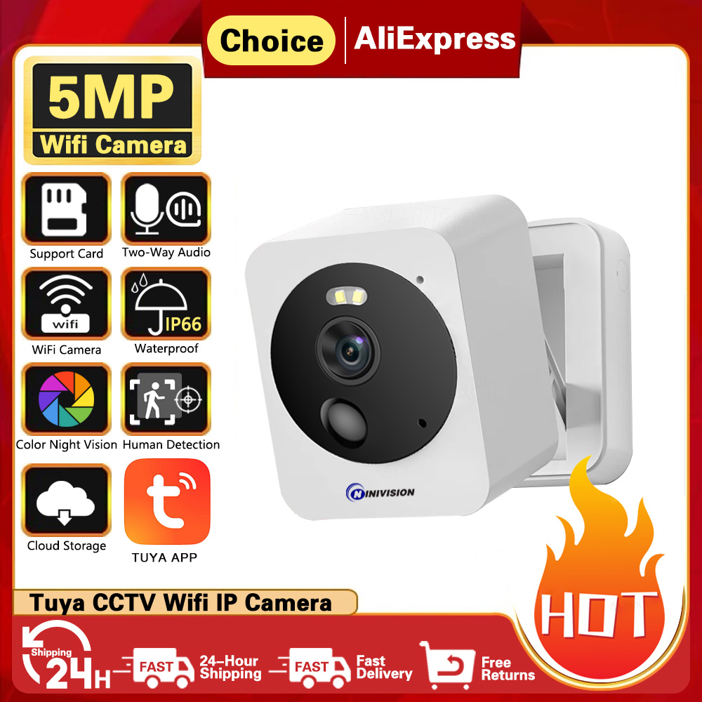 5MP Wifi Smart Home Baby Monit - Outdoor Power Block ulasan dan harga