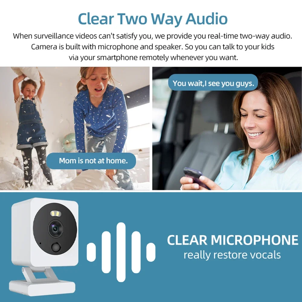 5MP Wifi Smart Home Baby Monit - Outdoor Power Block ulasan dan harga