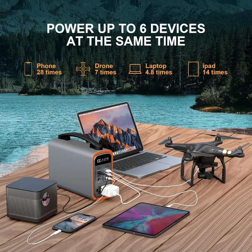 320Wh Lifepo4 Portable Power S - Outdoor Power Generator ulasan dan harga