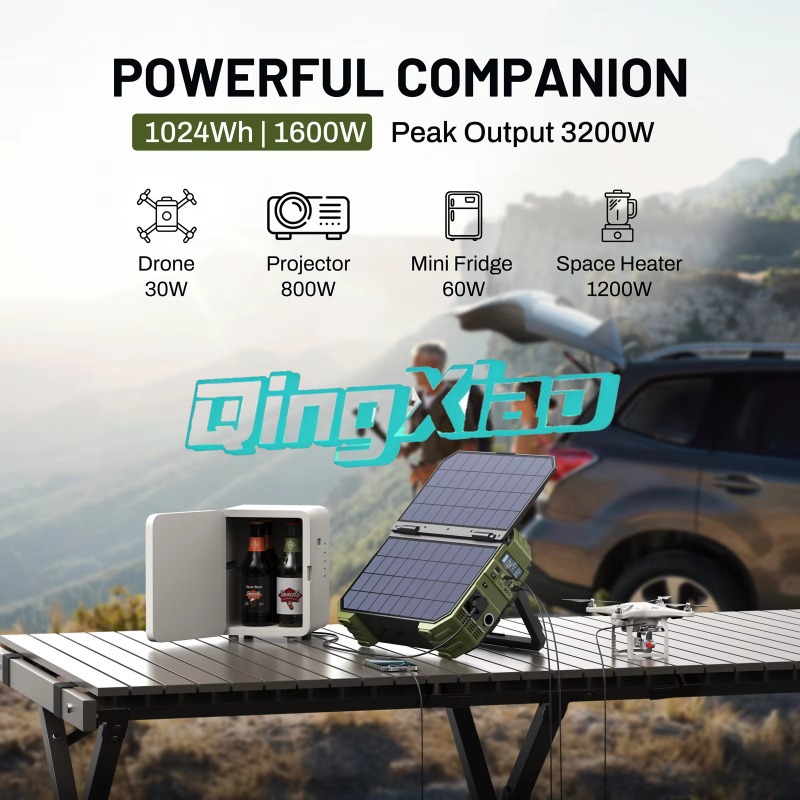 1000W Portable Solar Power Sta - Panel Power Outdoor ulasan dan harga